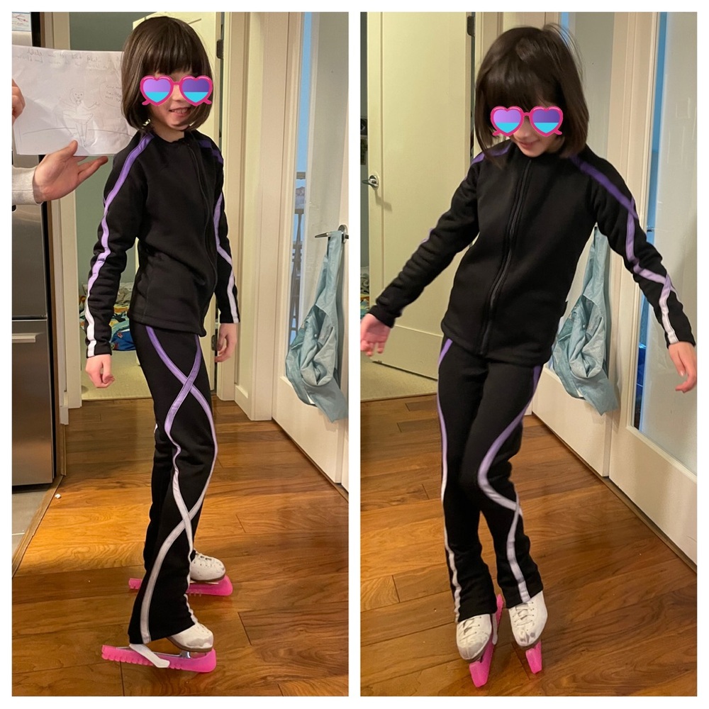 Jerry’s Figure Skating Training Jacket & Legging Set (Girls 8-10)